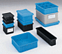 Stackable tote box (all sizes shown).  |  6300-00 displayed