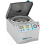 Compact 11 inch Hermle Z207-M Microcentrifuge features an EZ-Scroll touch pad and a maximum speed of 13,500 rpm; rotor options for 1.5 and 2.0 ml tubes  |  2823-PP-15 displayed