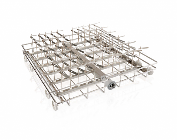 304 SS High-Capacity Lower Small Spindle Rack 4668901 compatible with Labconco SteamScrubber, FlaskScrubber and FlaskScrubber Vantage labware washers | 6927-47 displayed