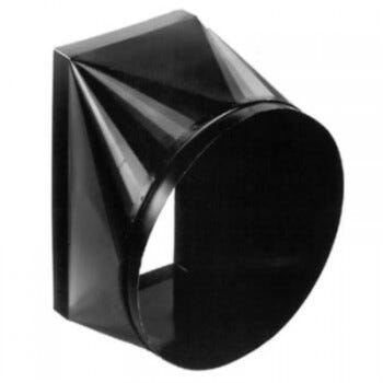 Allows you to connect round thermoplastic duct to the rectangular exhaust side of the blower  |  3645-75 displayed