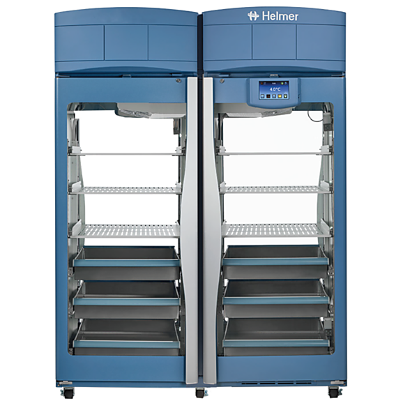 iPR458-GX i.Series Pass Thru Pharma Refrigerator with 6 shelves, 6 drawers and OptiCool meets CDC vaccine storage guidelines and USP 797 cleanroom requirements  |  1621-39 displayed