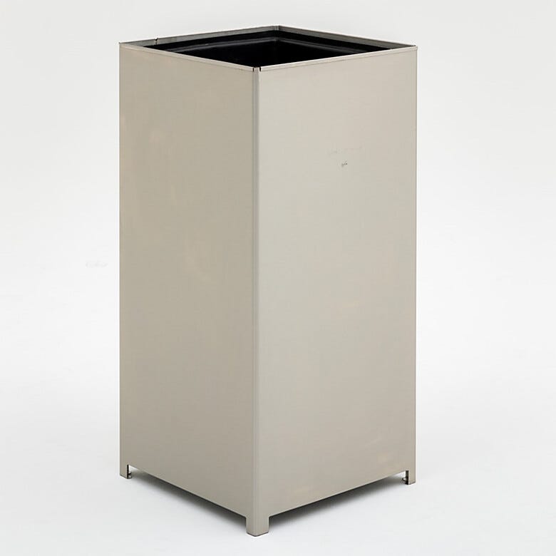 BioSafe® lidless waste bin for quick and touchless waste disposal  |  1456-16C-L displayed