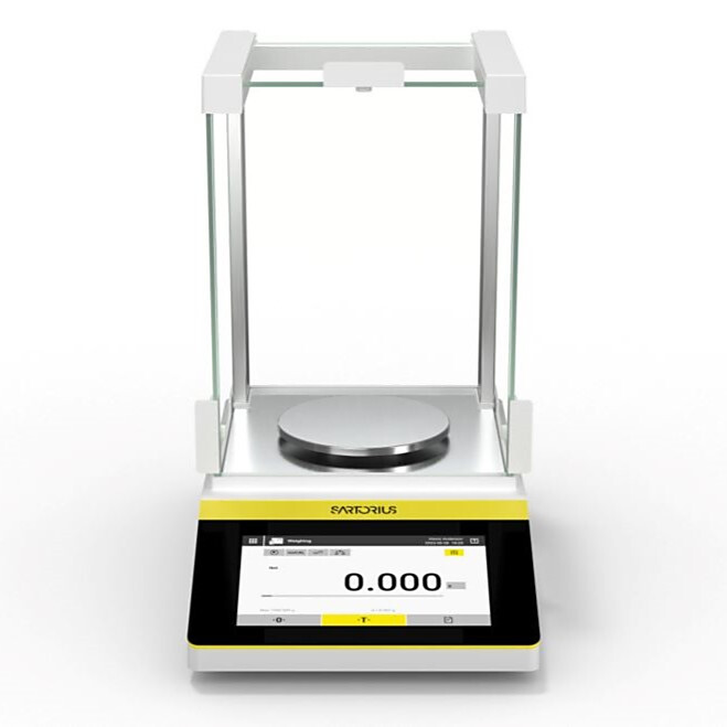 Economical Quintix Pro Milligram Lab Balances by Sartorius with a 320 g to 1500 g weighing capacity, 1 mg readability and an integrated applications program
