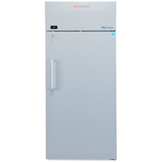 TSG3005SA Insulated Solid Door Lab Refrigerator by Thermo Fisher Scientific with four adjustable shelves, 2
