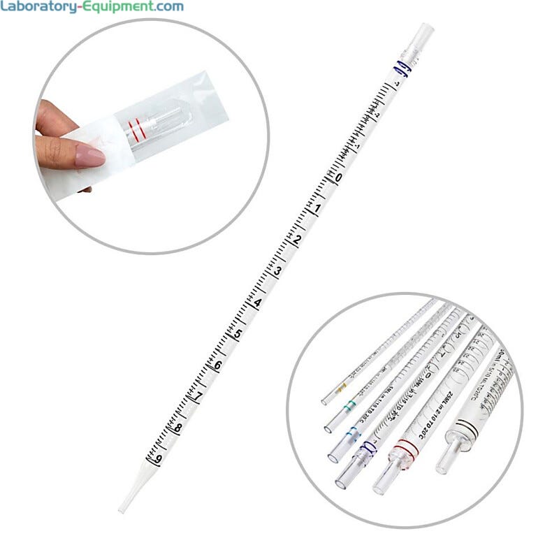 10 mL Purple Serological Pipettes