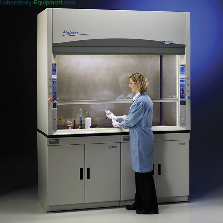 Labconco manufactures fume hoods designed for handling radioisotopes and providing effective containment | 3648-11 displayed