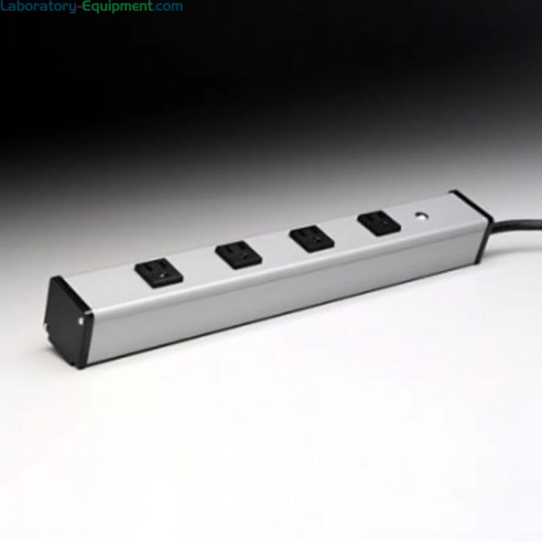 Provide electrical receptacles for connecting instruments and equipment inside the glove box. | 3643-16 displayed