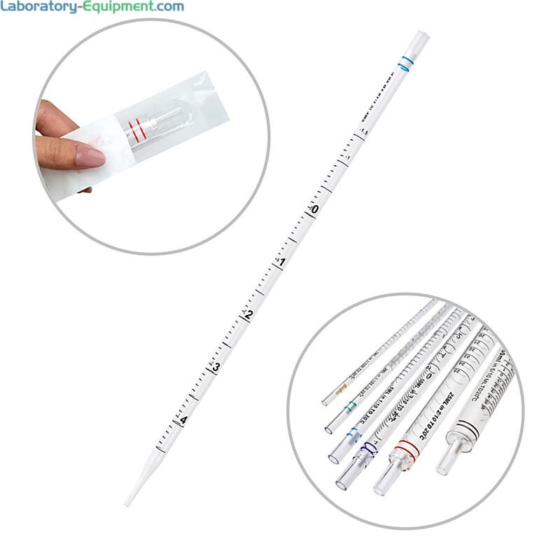 The 5mL blue serological pipette is used for standardized color coding