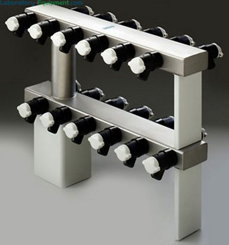 Adapters for connection of flasks  |  3648-52A displayed