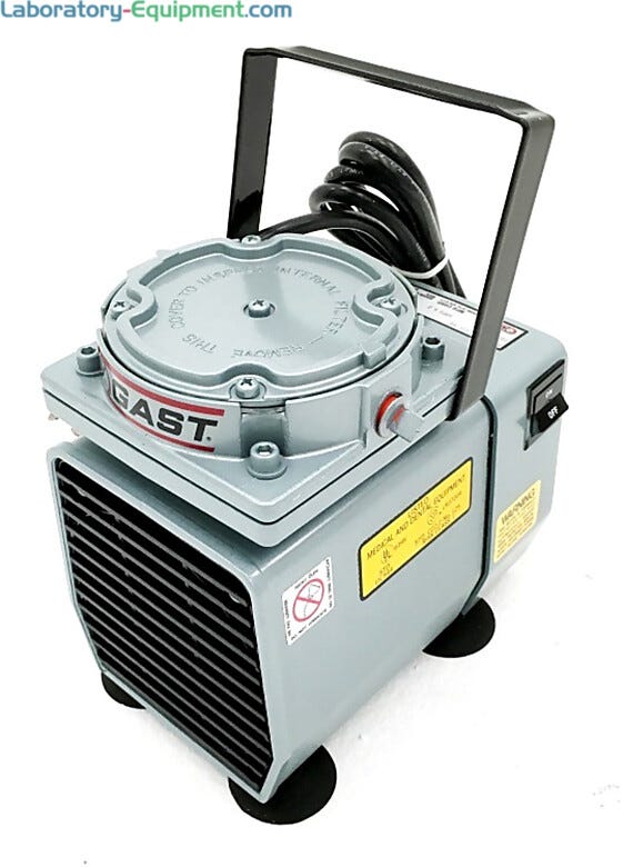 120VAC Diaphragm vacuum/pressure pump  |  7902-00 displayed