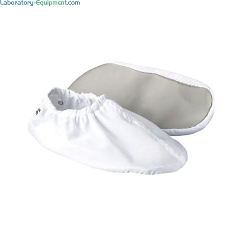 Uniform Technology offers white or light blue reusable shoe covers at an affordable price | 4953-57A displayed