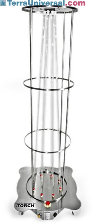 Ideal for use in labs, hospital rooms and in spaces requiring UV disinfection  |  2100-41 displayed