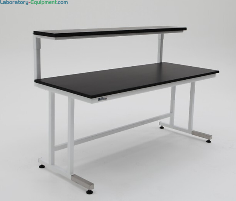 Shelf shown installed on upright along with epoxy table.  |  1527-04 displayed