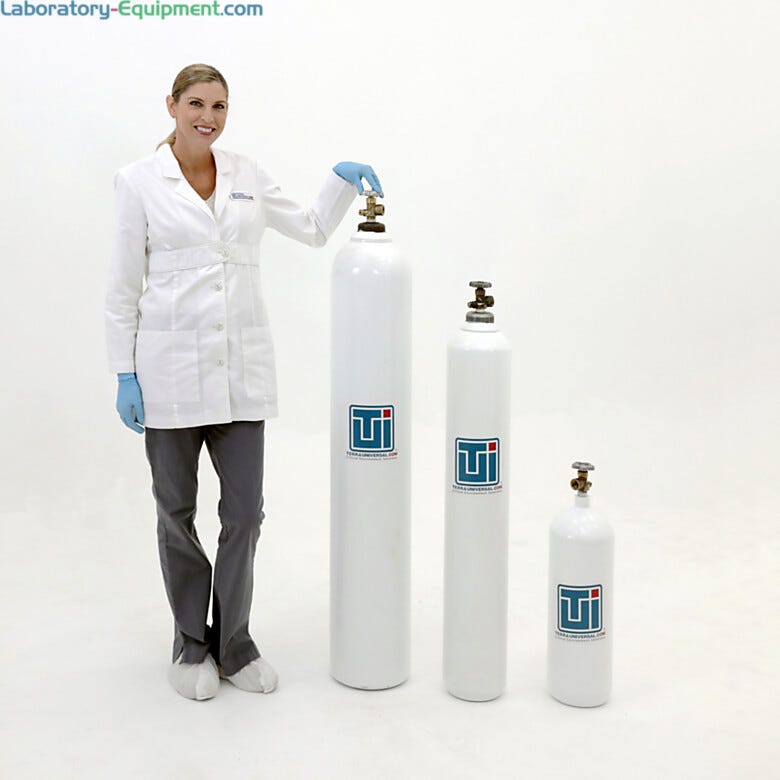 Gas cylinders for nitrogen generator, 200,125 ,80 and 60 cubic feet internal volumes | 7200-01 displayed