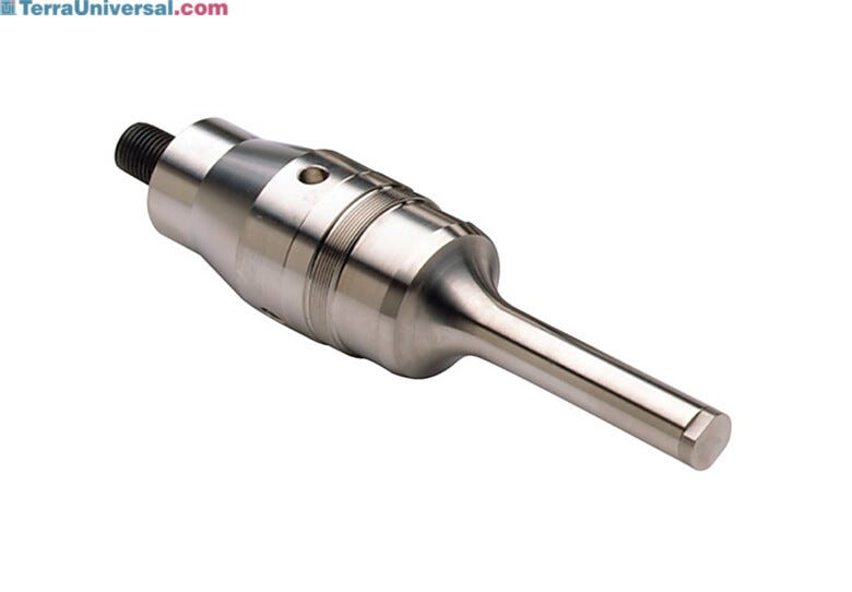 Horns transmit ultrasonic energy into a solution | 2601-52 displayed