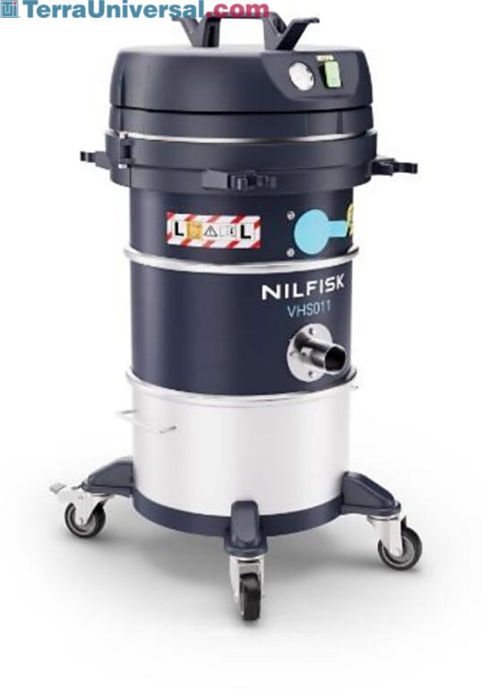 The VHS11 ACD mini industrial IVS vacuum cleaner handles L-class with low-maintenance needs and high productivity  |  1765-01 displayed