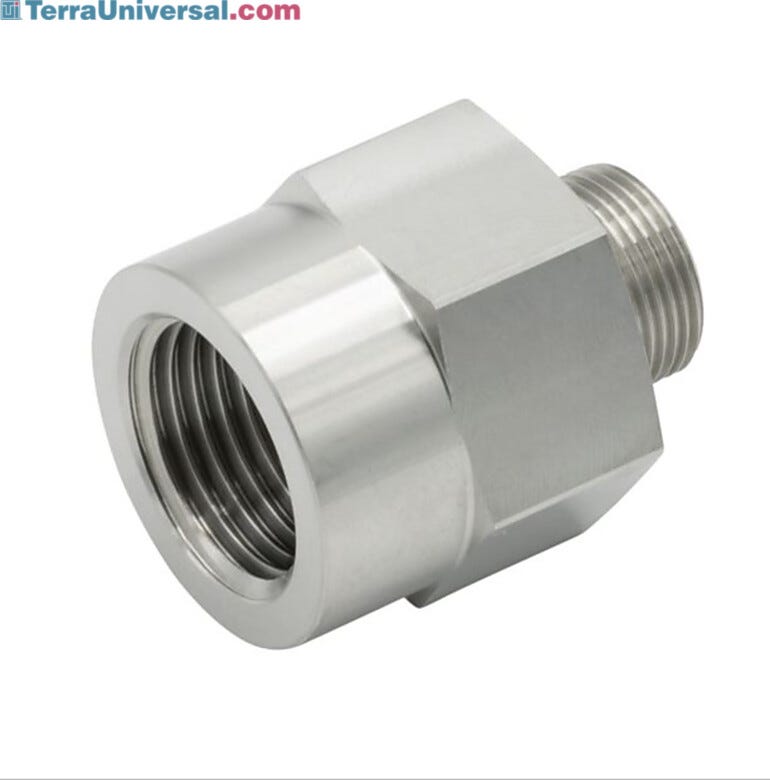 Stainless Steel Male Adapter to M16x1 m to 3/4″ BSP female compatible with Julabo Circulators, 8891009  |  2540-99 displayed