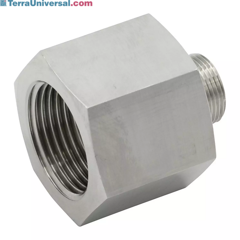 Stainless Steel Adapter M16x1 male to 1/2