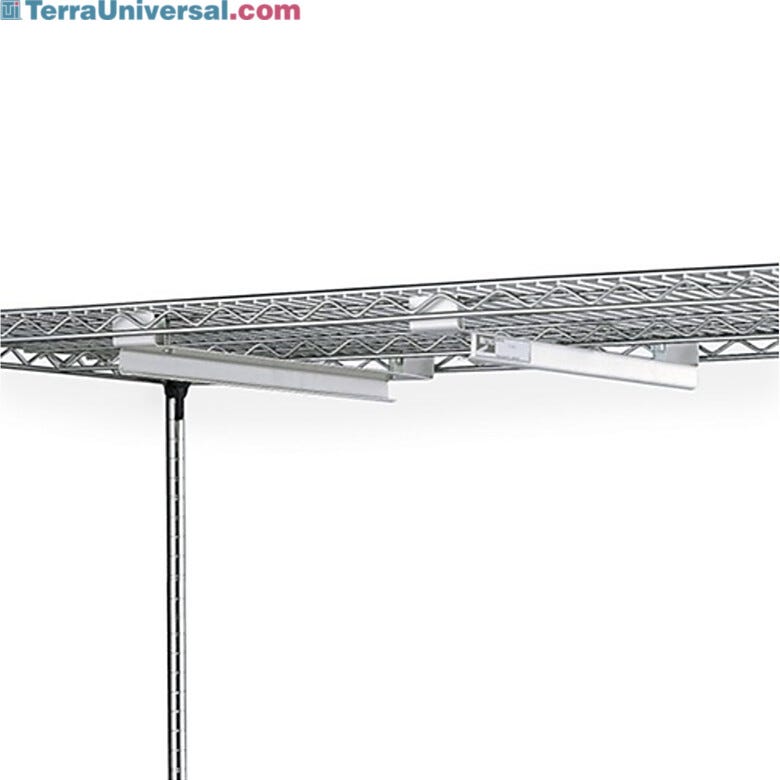 Adjustable Undershelf Slides for 24 Inch Wire Shelf