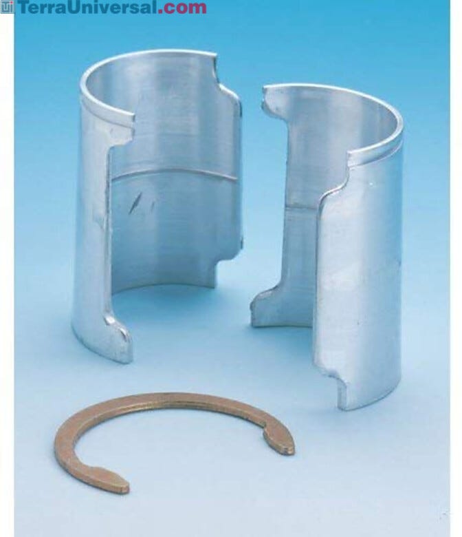 Aluminum split sleeve for shelves | 1303-36 displayed