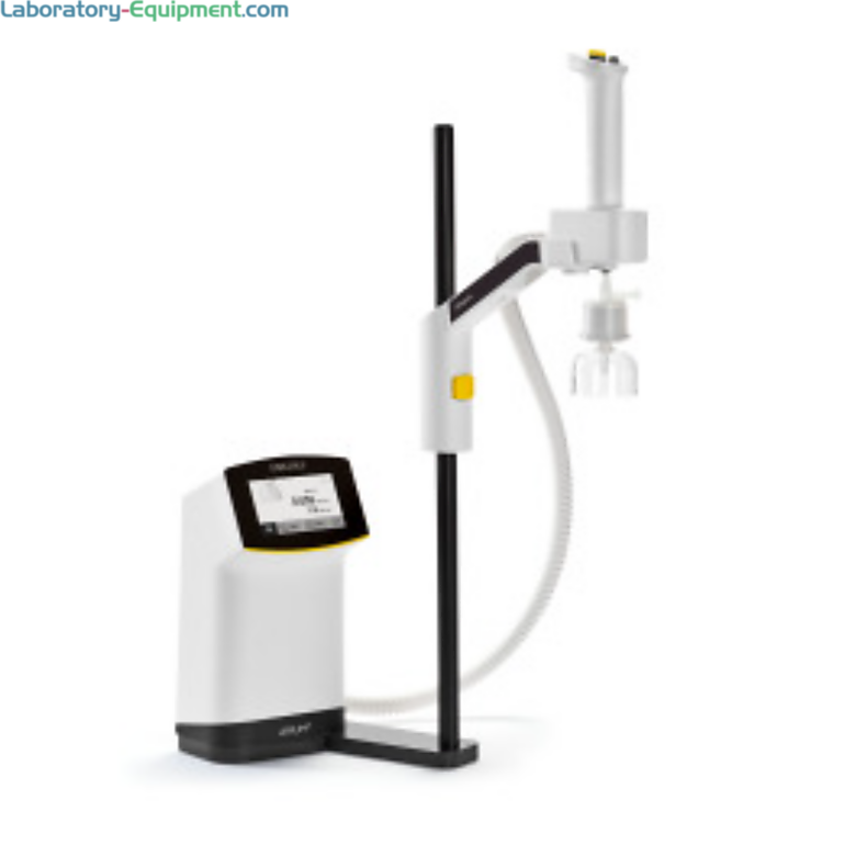 Benchtop Arium Smart Station Pure Water Remote Dispenser with a 2L/min flow rate and a touchscreen display connects with Arium Bagtanks for ASTM Type 2 water | 1017-39 displayed