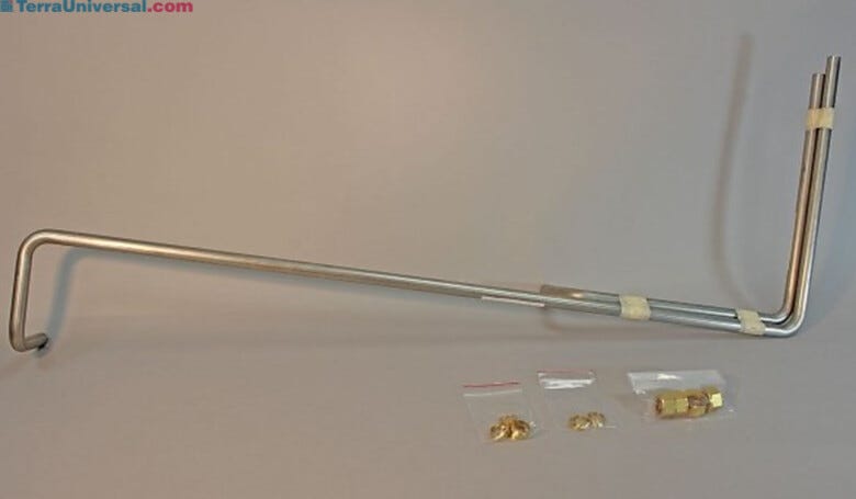 Includes the plumbing to make the connection from the AtmosPure to the glove box.  |  3644-25 displayed