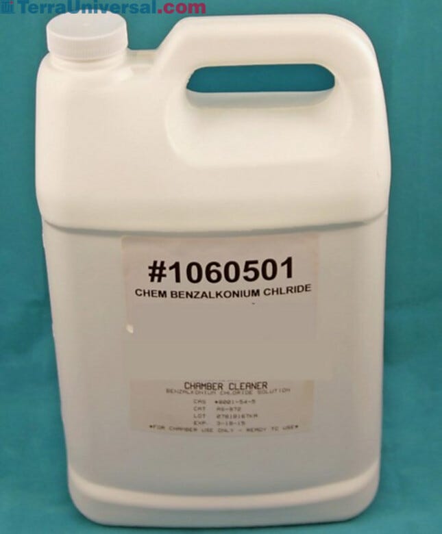 Benzalkonium Chloride Chamber Cleaner  |  3901-21 displayed