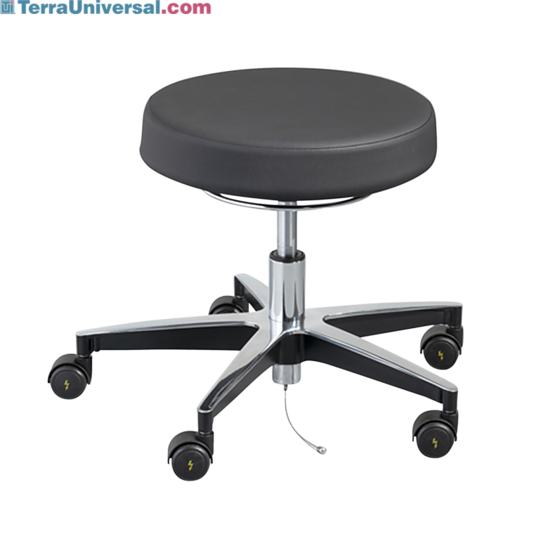 BioGrip vinyl stool by BioFit for use in high-tech and other ESD applications | 2810-54 displayed