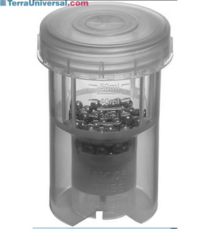 Dry milling of dry and brittle samples, cell maceration, processing of materials mixed with fluids | 6925-54 displayed