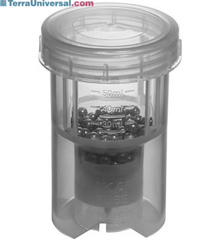 Dry milling of dry and brittle samples, cell maceration, processing of materials mixed with fluids | 6925-50 displayed