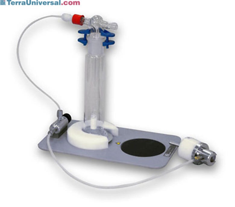 To control the degassing process of the combustion gases after the decomposition  |  6926-43 displayed
