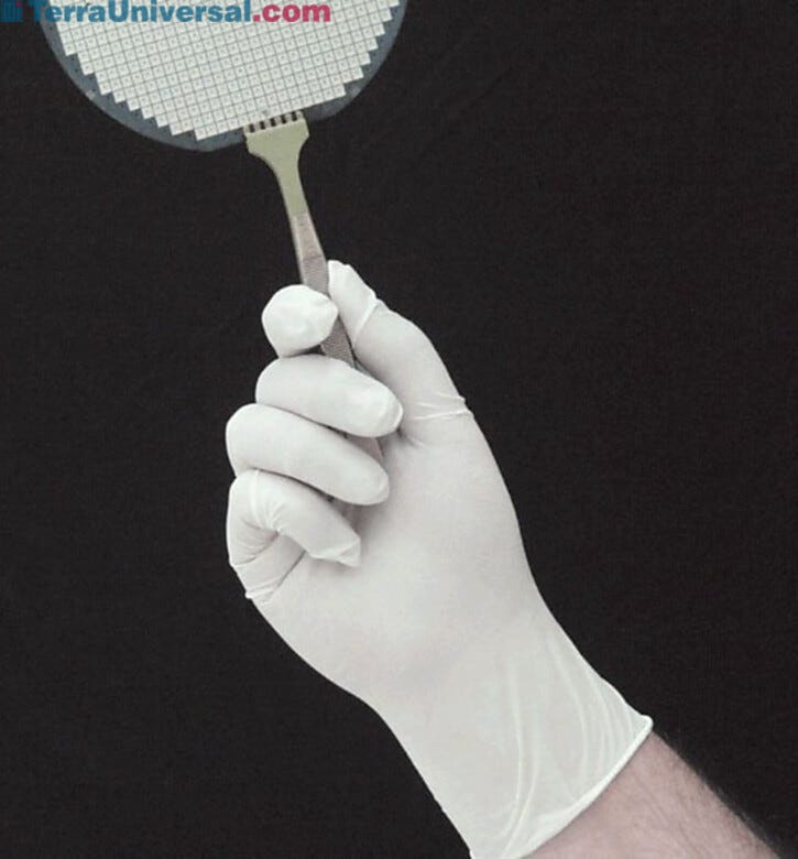 Disposable, nitrile, powder-free gloves with textured fingers for improved dexterity  |  1674-01 displayed