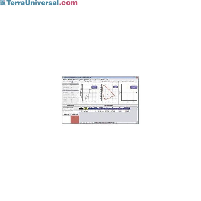 Measures color value and color difference | 5102-16 displayed