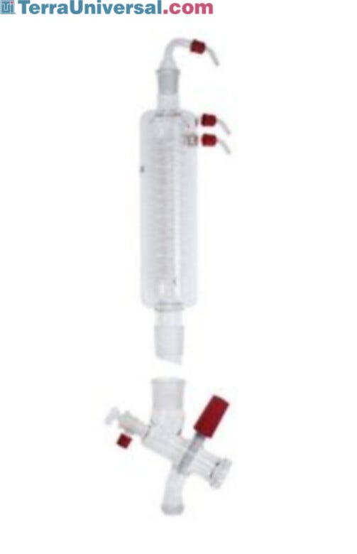 Vertical condensers, vertical-intensive condensers with manifold and dry ice condensers efficiently feed solvent | 6924-32 displayed