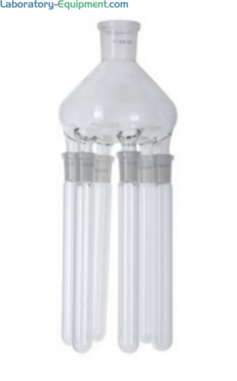Distilling spider for use with laboratory rotary evaporator  |  6924-59 displayed