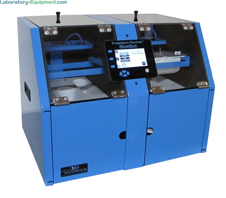 #FRB240 with a capacity of 4 mini blots or 2 midi blot  |  2600-12 displayed