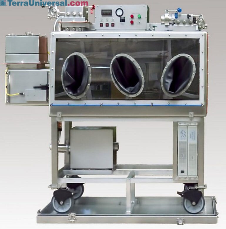 SEA-III Class III Biological Safety Cabinet 3 Port Glovebox | 5607-26 displayed