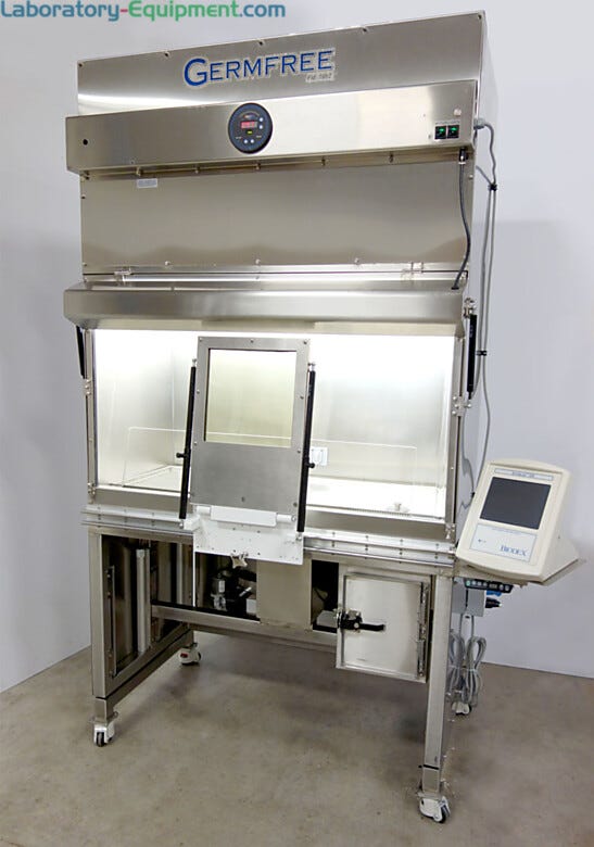 Germfree’s RADIOSAFE™ Radiopharmacy Hood provides Class II A2 containment with lead-shielding for radiopharmaceuticals (dose calibrator not included)  |  5607-18 displayed