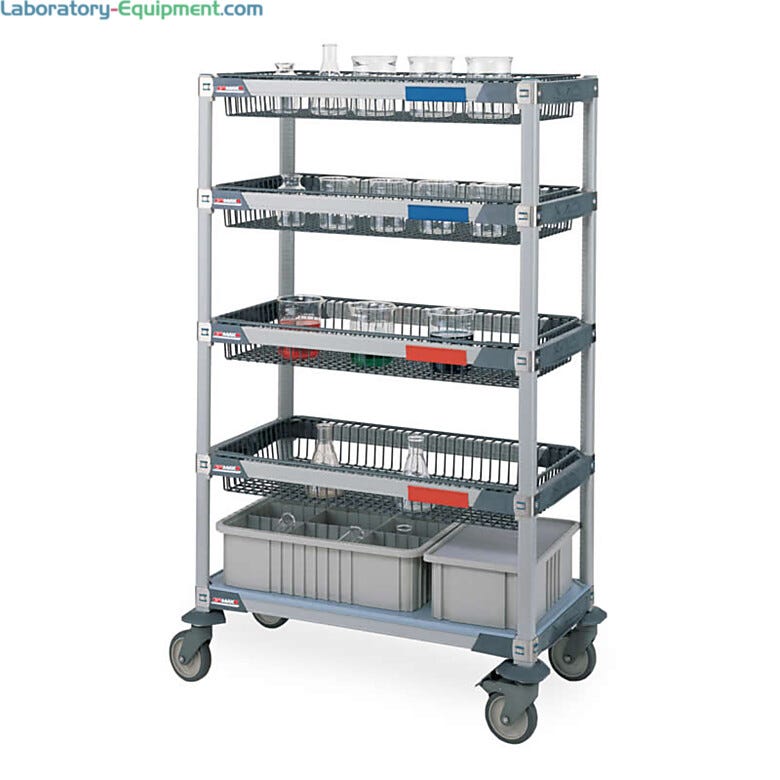 MetroMax i Microban Glassware Cart with 4 baskets (order glassware and containers separately)  |  1533-22 displayed