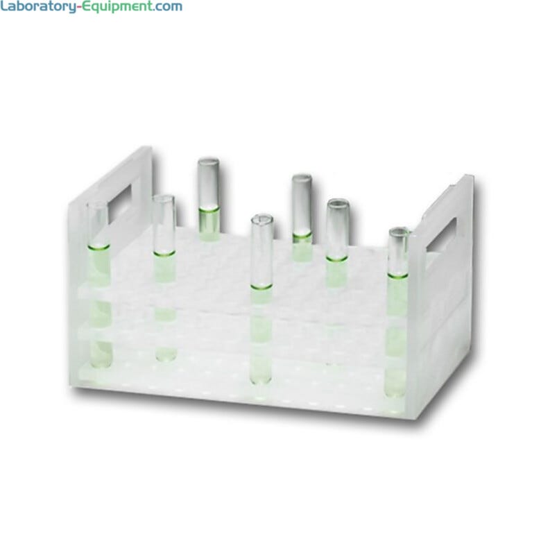 H1000-MR-T14 MAGic Tube Rack by Benchmark Scientific for 72 x 14 mm culture tubes; compatible with Incu and Orbi-Shaker models  |  2823-32 displayed