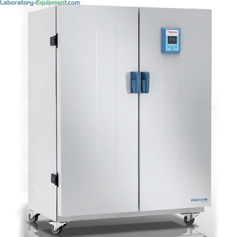 Gravity convection 750L General Protocol Microbiological Incubator by Thermo Fisher Scientific with a temperature range from +5 °C to+75 °C | 5324-02 displayed