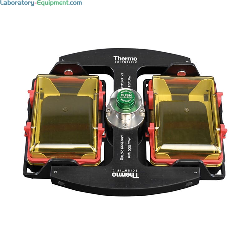 M-20 90° swinging-bucket centrifuge rotor holds standard or deep-well microplates; compatible with Thermo Scientific centrifuges | 1538-58 displayed