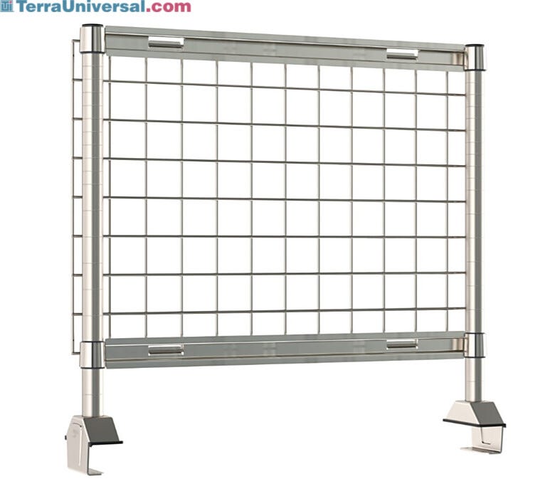The SmartWall Grid keeps frequently used items organized, accessible, and off the work surface  |  1542-47 displayed