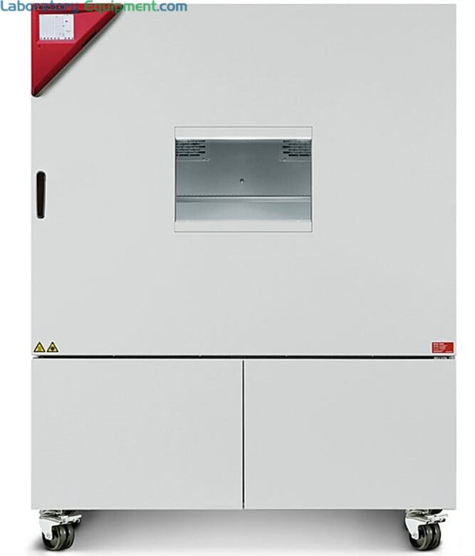 MK 720 Dynamic Climate Chamber by BINDER Worldwide with two 80 mm access ports and silicone plugs, 25.9. cu. ft. model for cyclical temperature tests  |  1410-21 displayed