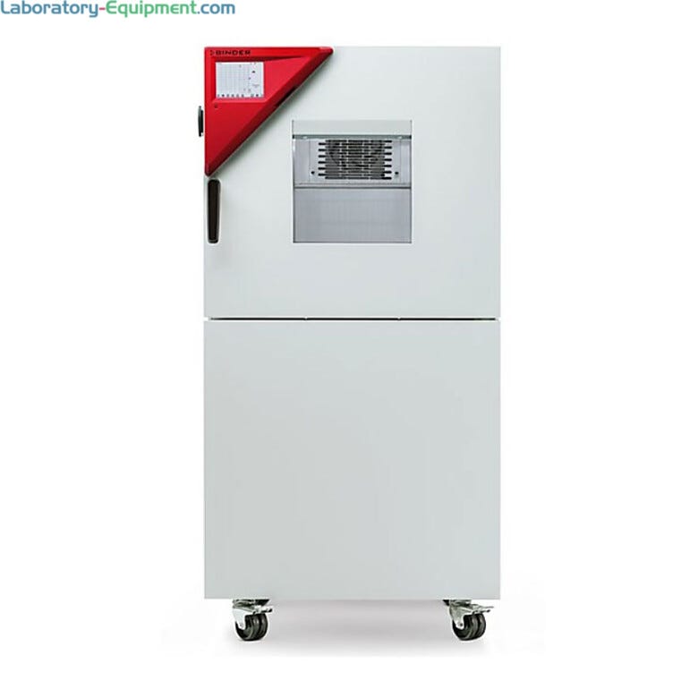 MK 56 Dynamic Climate Chamber by BINDER Worldwide with 50 mm access port and silicone plugs, 2.1. cu. ft. model for cyclical temperature tests | 1410-18 displayed