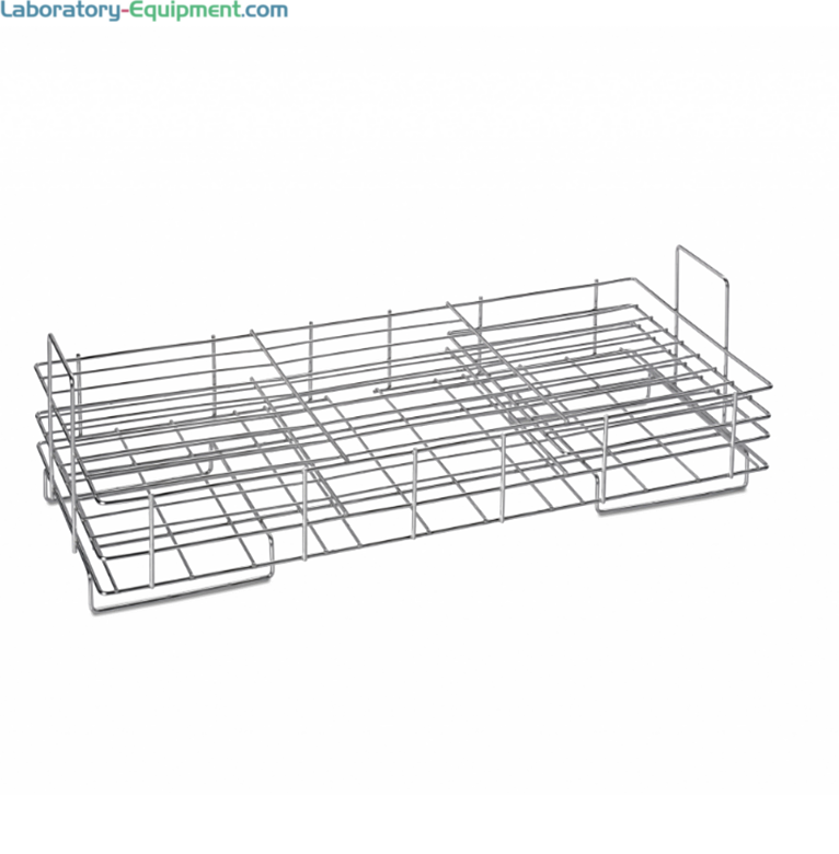 Labconco 304 stainless steel Petri Dish Insert #4589701 with a 24-place capacity for use with standard and spindle racks  |  6921-63 displayed