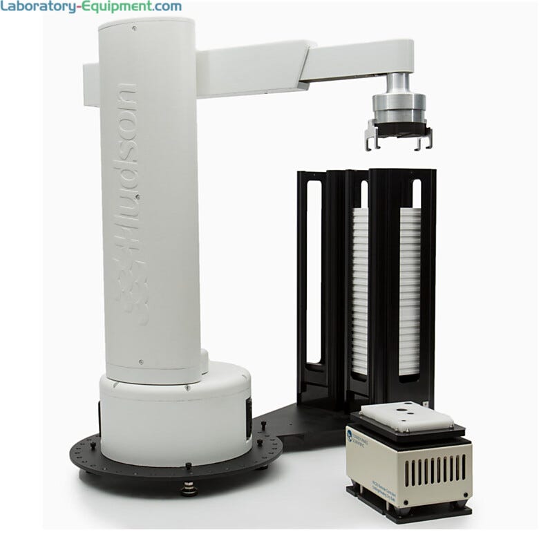 PlateCrane SciClops Automated Microplate Robot by Hudson Robotics | 3030-50 displayed
