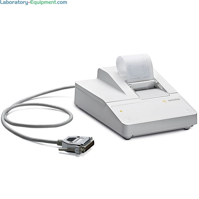 Data Printer with Statistics and time/date functions compatible with all Sartorius balances and moisture analyzers  |  5701-75 displayed