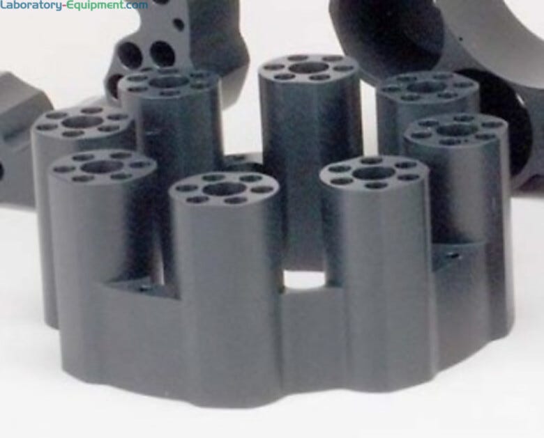 Blocks fit inside RapidVap Evaporation Systems. | 6923-04 displayed