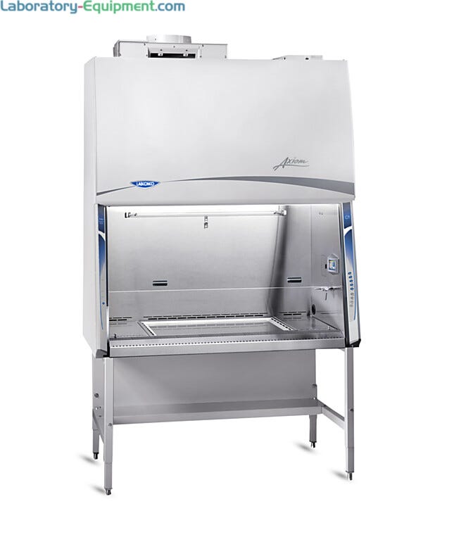 Purifier Axiom C1 BSCs available in 4’ or 6’ widths include the required base stand and an accessory package (select models) for Type A and Type B applications  |  3652-PP-02 displayed